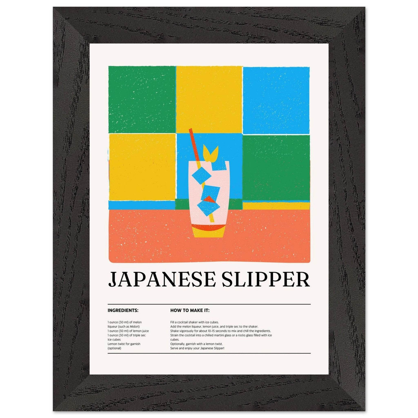 Japanese Slipper Cocktail Recipe - Vibrantwalls