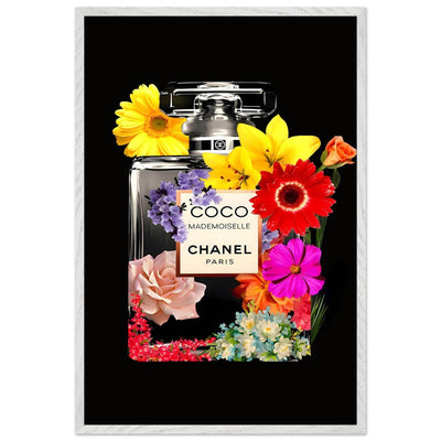 Vibrant Coco Mademoiselle Floral Art Print - Premium Framed Wall Decor in Your Choice of Size & Finish - Vibrantwalls