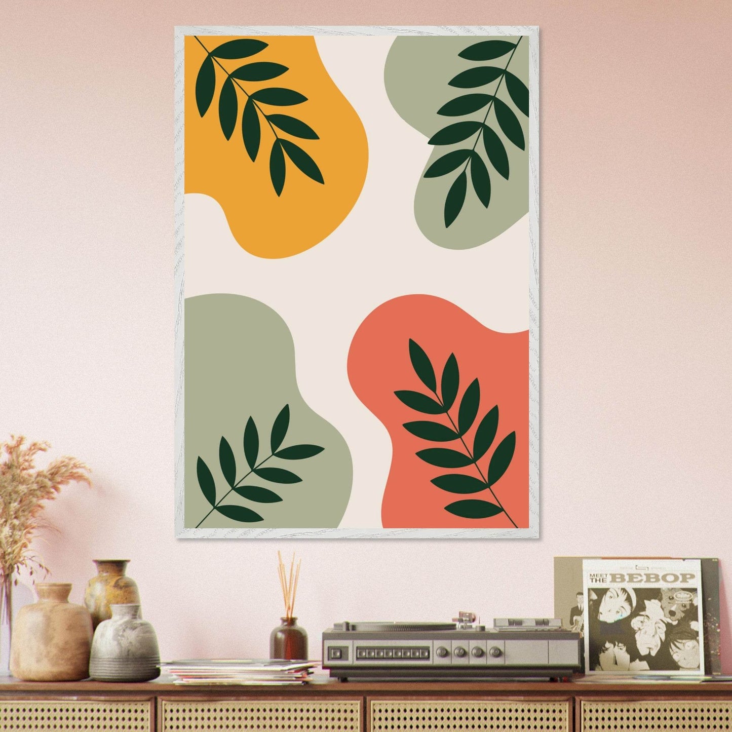 Botanical Nature Inspired Abstract Wall Art - Vibrantwalls
