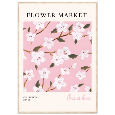 Sakura Pink Bloom Framed Poster – Delicate Floral Art Print | Ready-to-Hang in Your Choice of Frame - Vibrantwalls