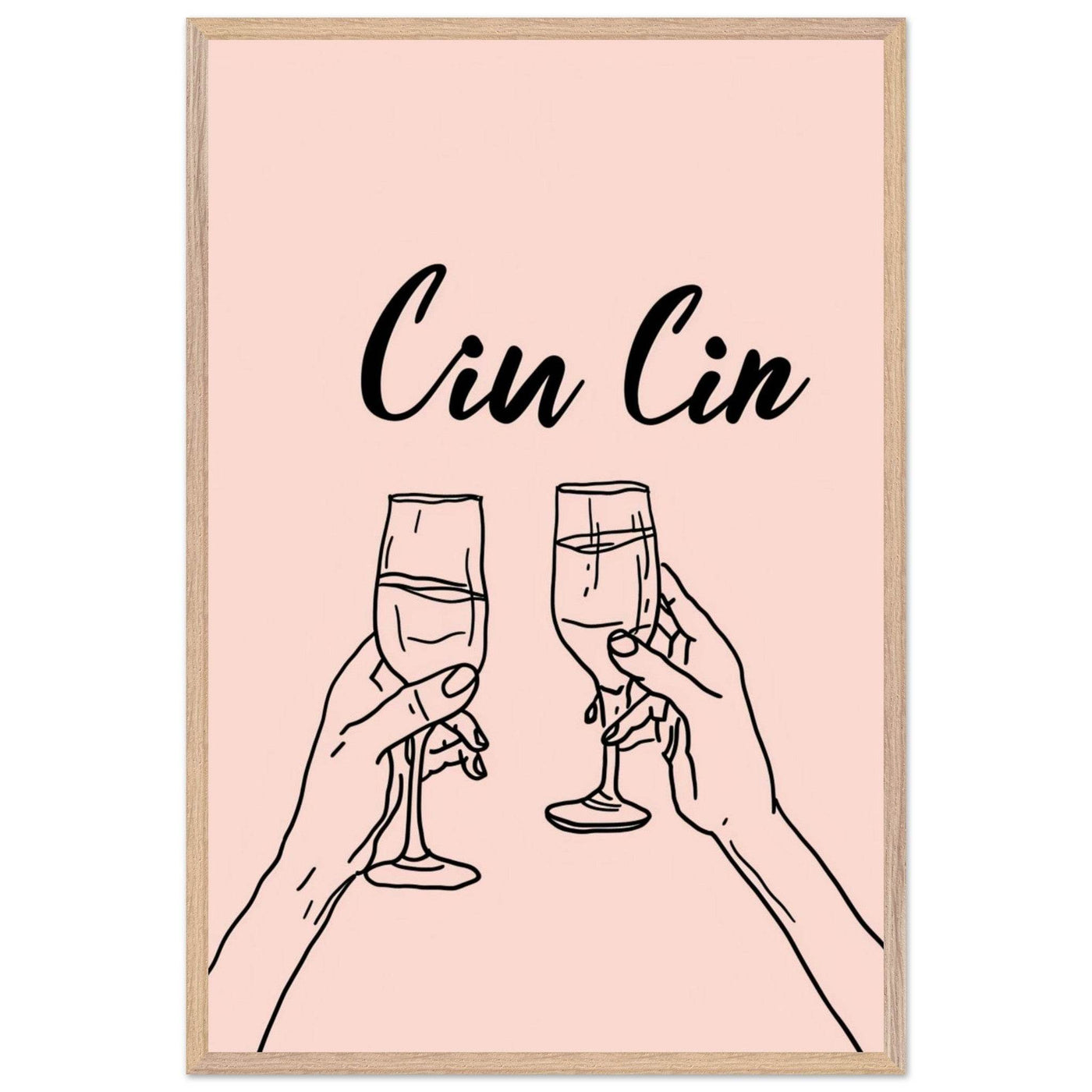 Cin Cin Toast Art Print - Vibrantwalls