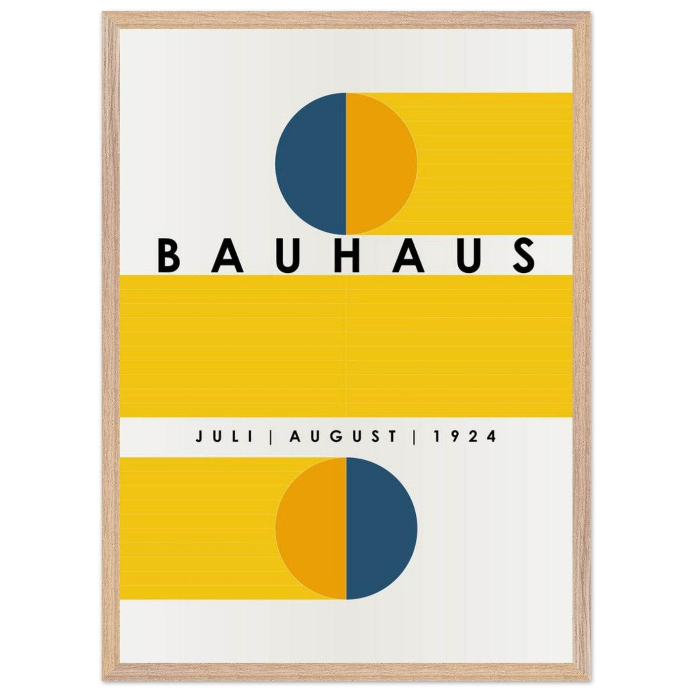 Bauhaus Blue Tunnel Geometric - Vibrantwalls