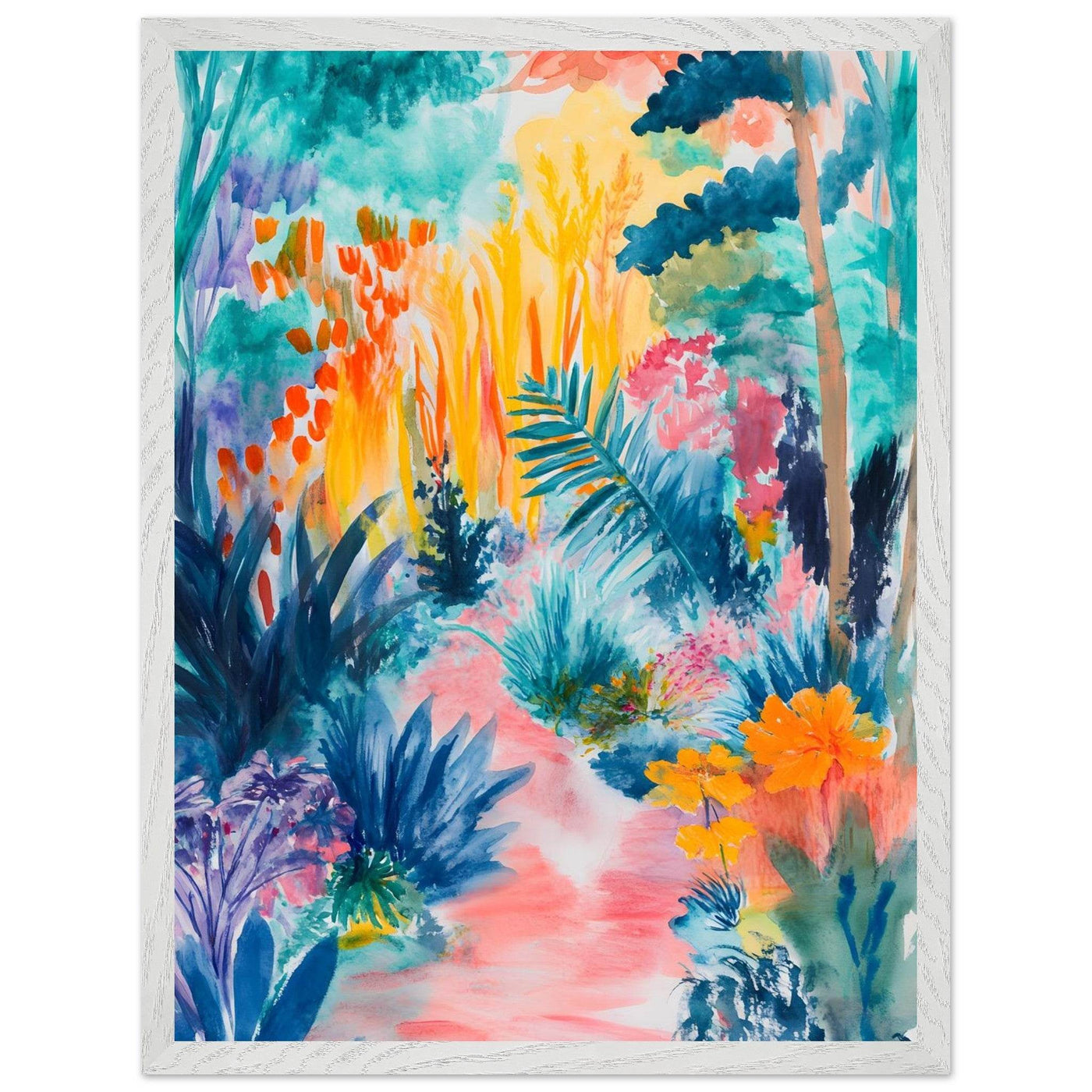 Abstract Tropical Garden Matisse I - Vibrantwalls