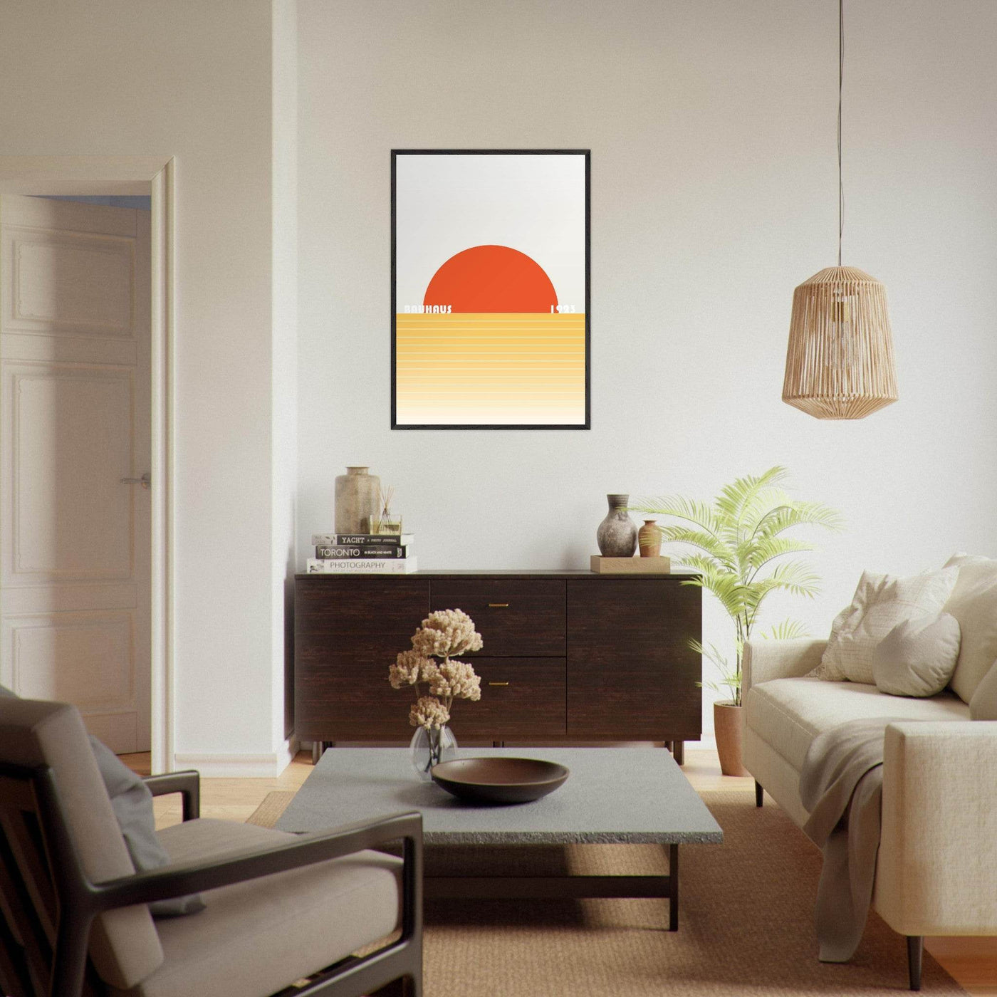 Bauhaus Sunset Abstraction - Vibrantwalls