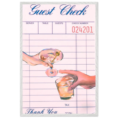 Guest Check Cheers - Vibrantwalls