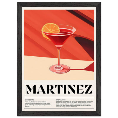 Martinez Cocktail - Vibrantwalls