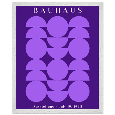 Bauhau 1923 Purple Geometric - Vibrantwalls