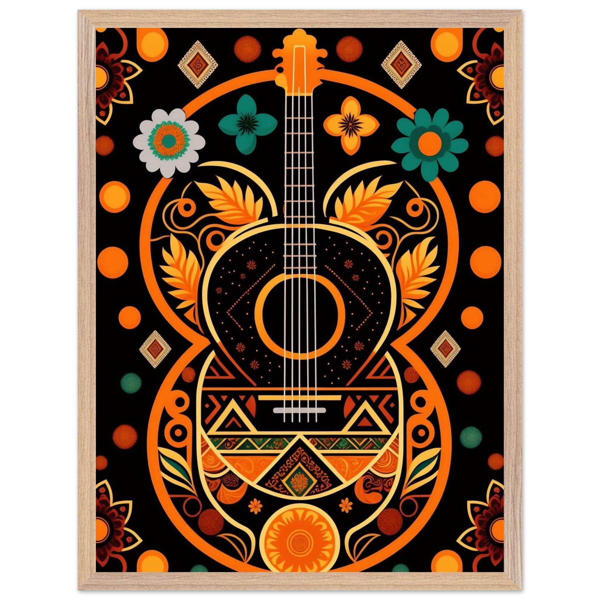 Boho Guitar Dreams - Vibrantwalls