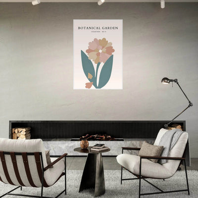 Botanical Garden Framed Poster – Gentle Floral Art Print | Soft Palette Home Decor | Ready-to-Hang - Vibrantwalls