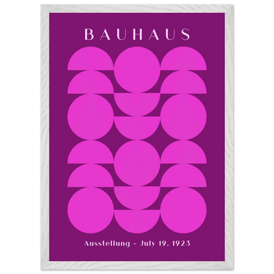 Bauhaus Pink & Purple Abstract - Vibrantwalls