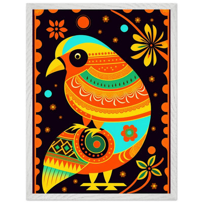 Vibrant Tribal Bird Art - Vibrantwalls