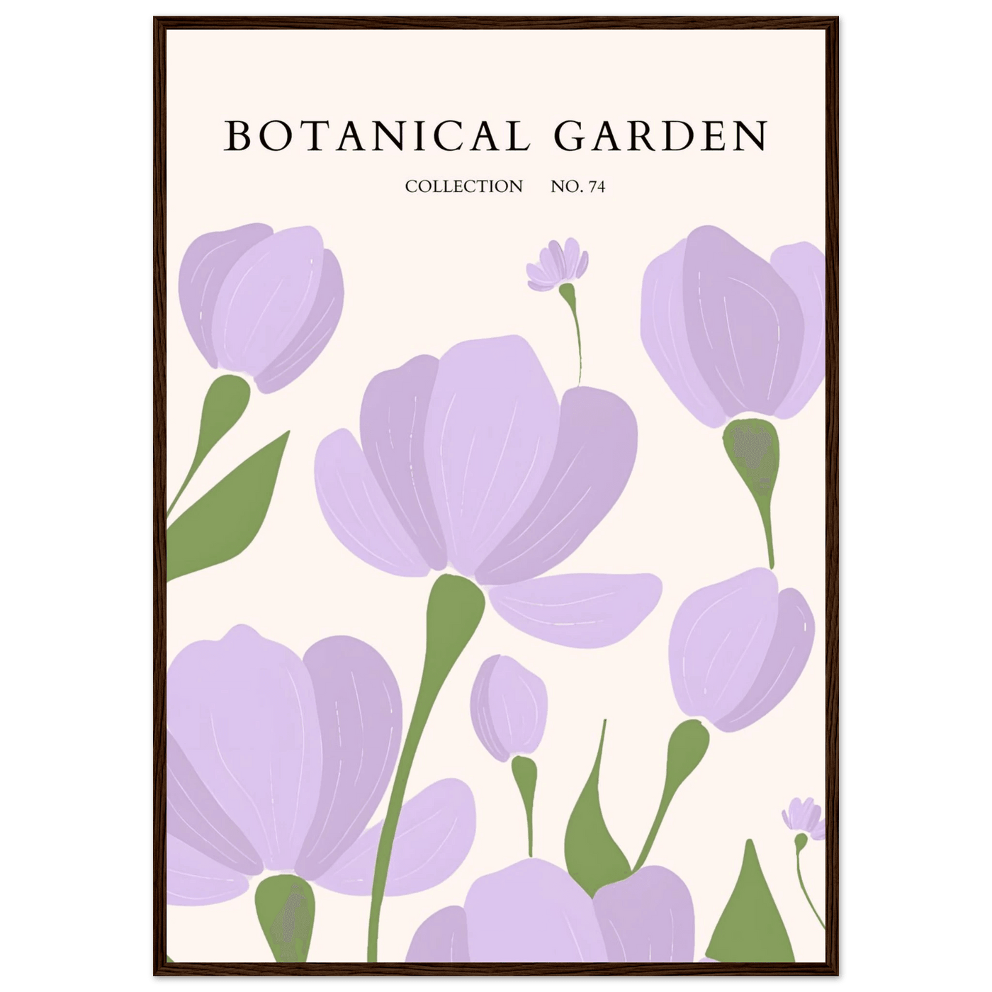 Botanical Garden Elegant Lavender Bloom Art Print - Vibrantwalls