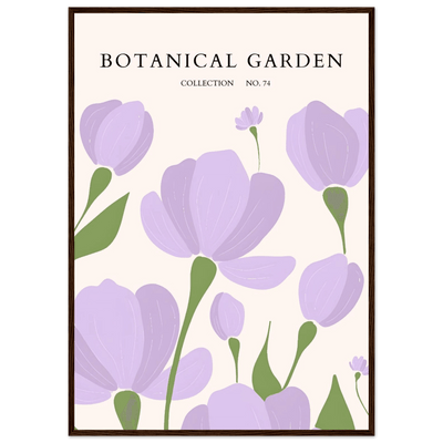 Botanical Garden Elegant Lavender Bloom Art Print - Vibrantwalls