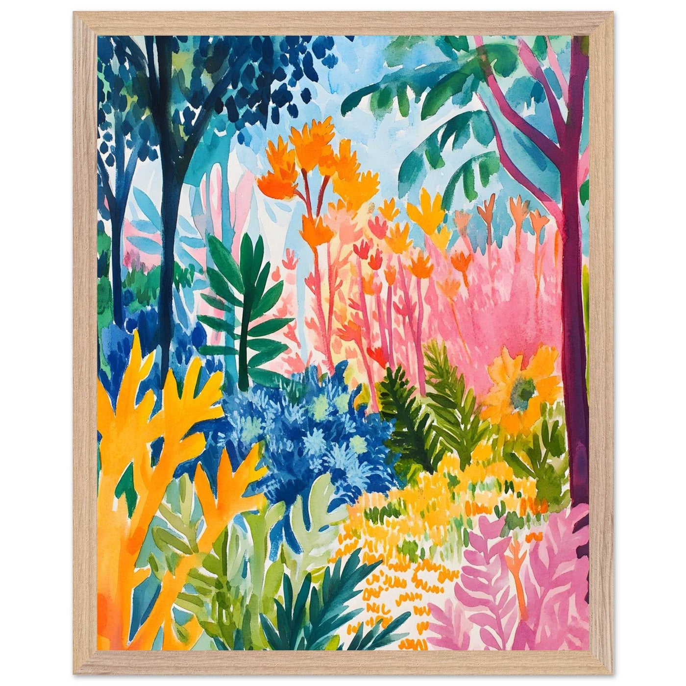 Vibrant Matisse Tropical Dreamscape - Vibrantwalls