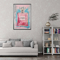 Modern Chanel Graffiti Wall Art - Vibrantwalls