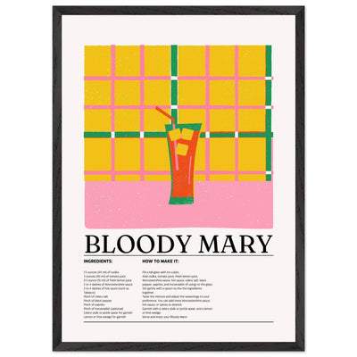 Retro Bloody Mary Cocktail Recipe - Vibrantwalls