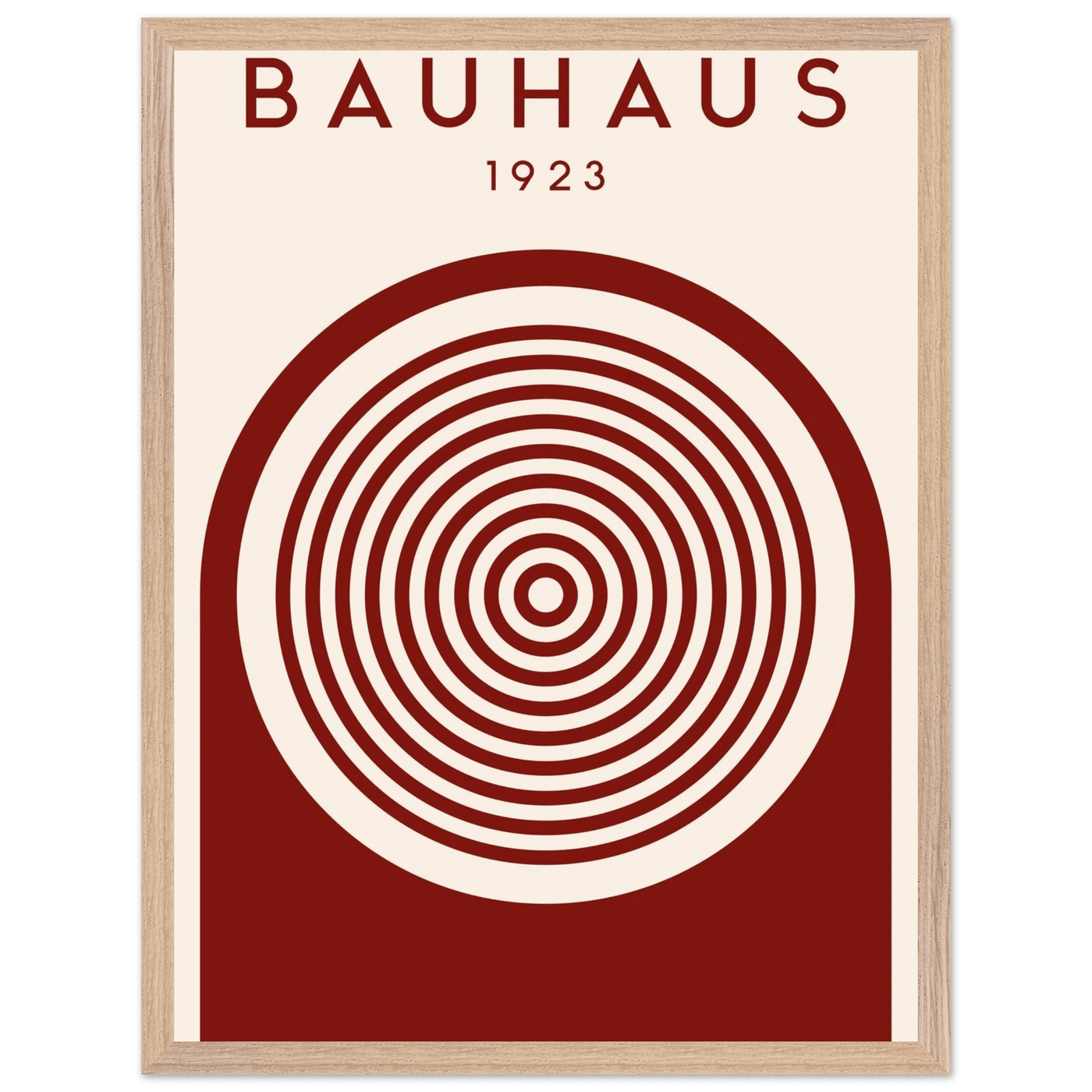 Bauhaus Ausstellung 1923 Concentric Circle - Vibrantwalls