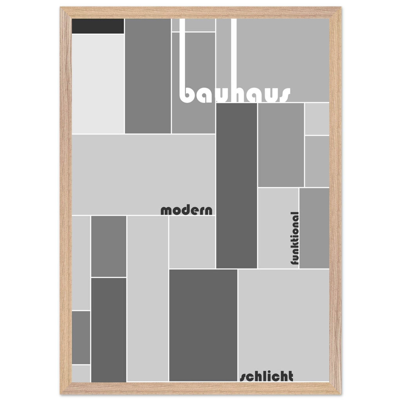 Bauhaus Style Grid - Vibrantwalls