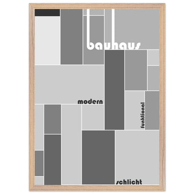 Bauhaus Style Grid - Vibrantwalls