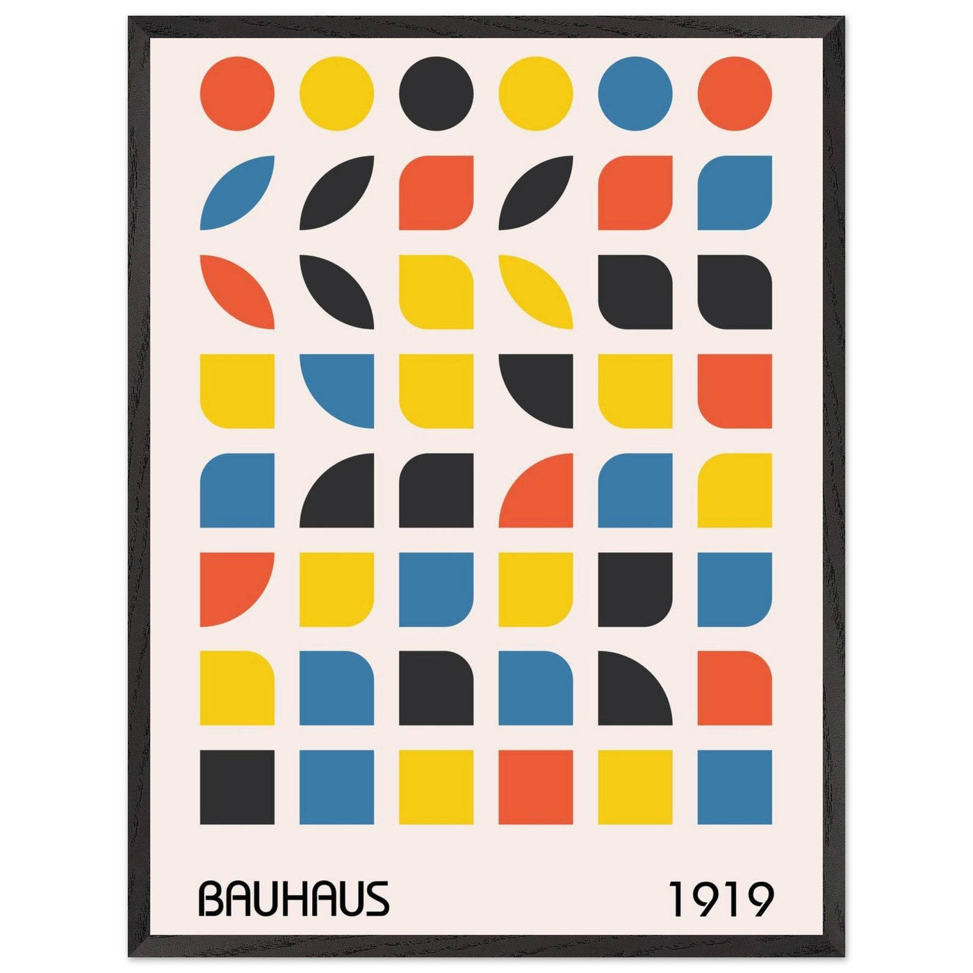 Bauhaus 1919 Geometric Abstract - Vibrantwalls