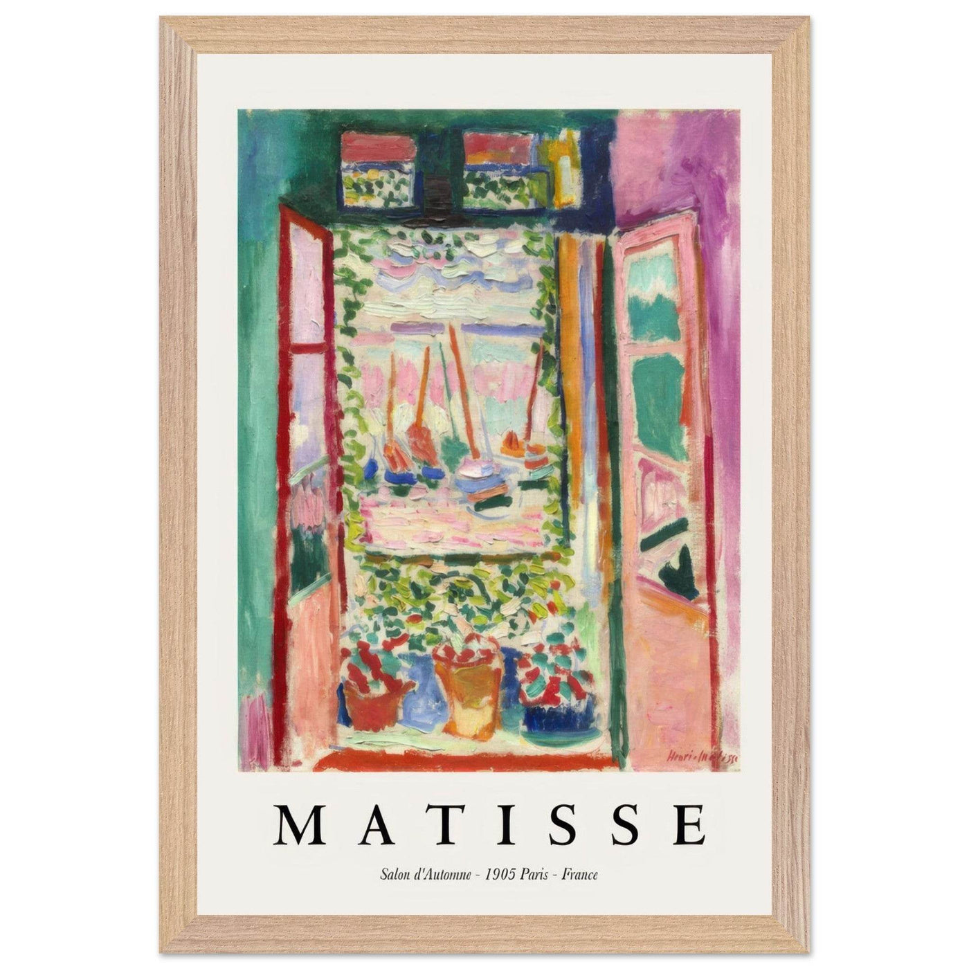 Matisse Open Window Art - Captivating Piece for Modern Decor - Vibrantwalls