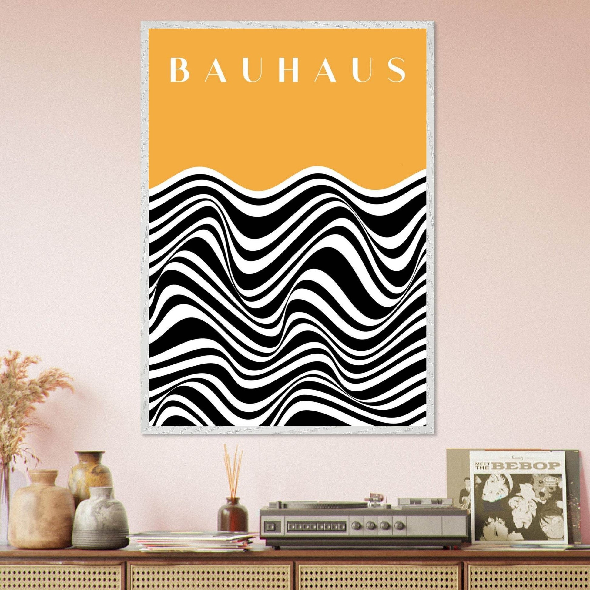 Bauhaus Ausstellung 1923 Optical Illusion Movement Design Wall Art - Vibrantwalls