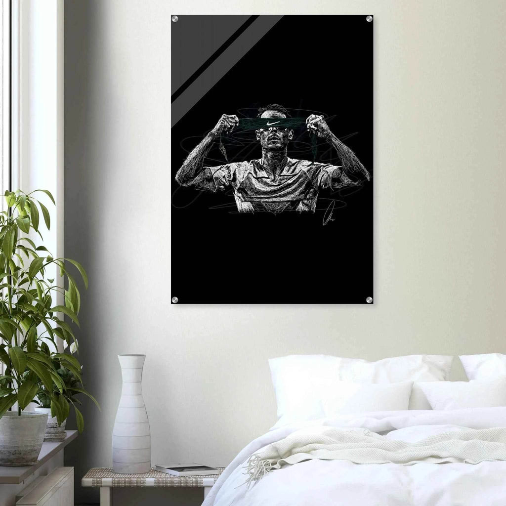 Scribble Art Acrylic Print - Modern Dynamic Glossy Wall Decor in Multiple Sizes - Vibrantwalls