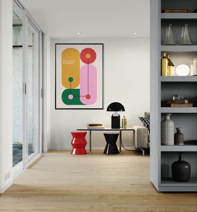 Bauhaus Colorful Geometric Art for Modern Home Decor - Vibrantwalls