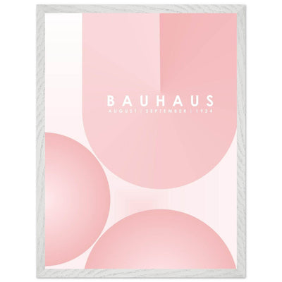 Bauhaus Soft Pink Geometric Design for Contemporary Spaces - Vibrantwalls