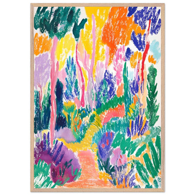 Vibrant Abstract Forest Henri Matisse - Vibrantwalls