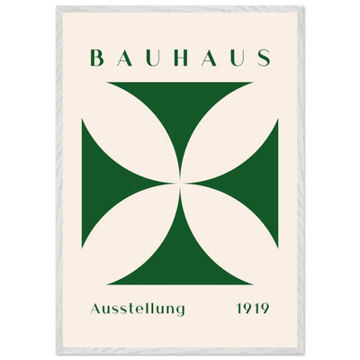 Deep Green Cream Bauhaus 1919 - Vibrantwalls