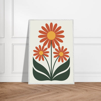 Abstract Floral Delight - Vibrantwalls