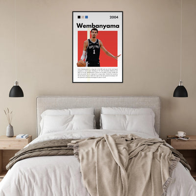 Victor Wembanyama Wemby Spurs Modern Art Print Vibrantwalls