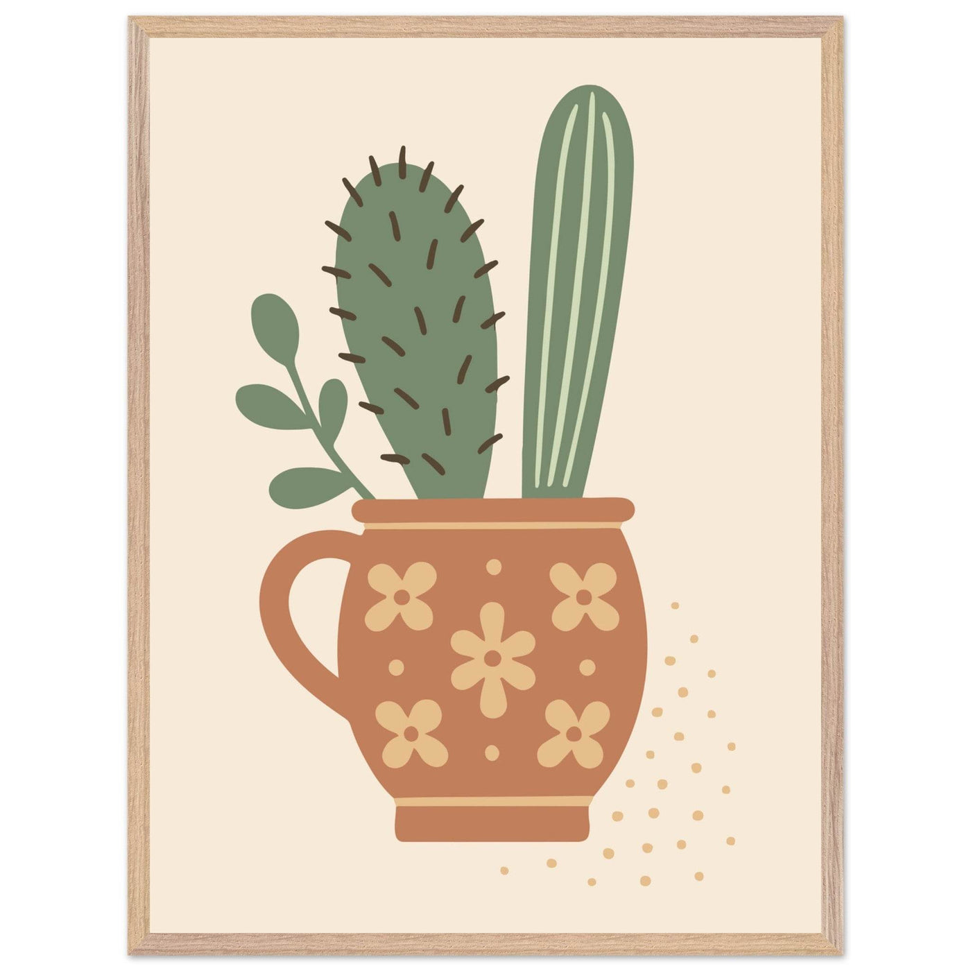Cactus Bouquet - Vibrantwalls