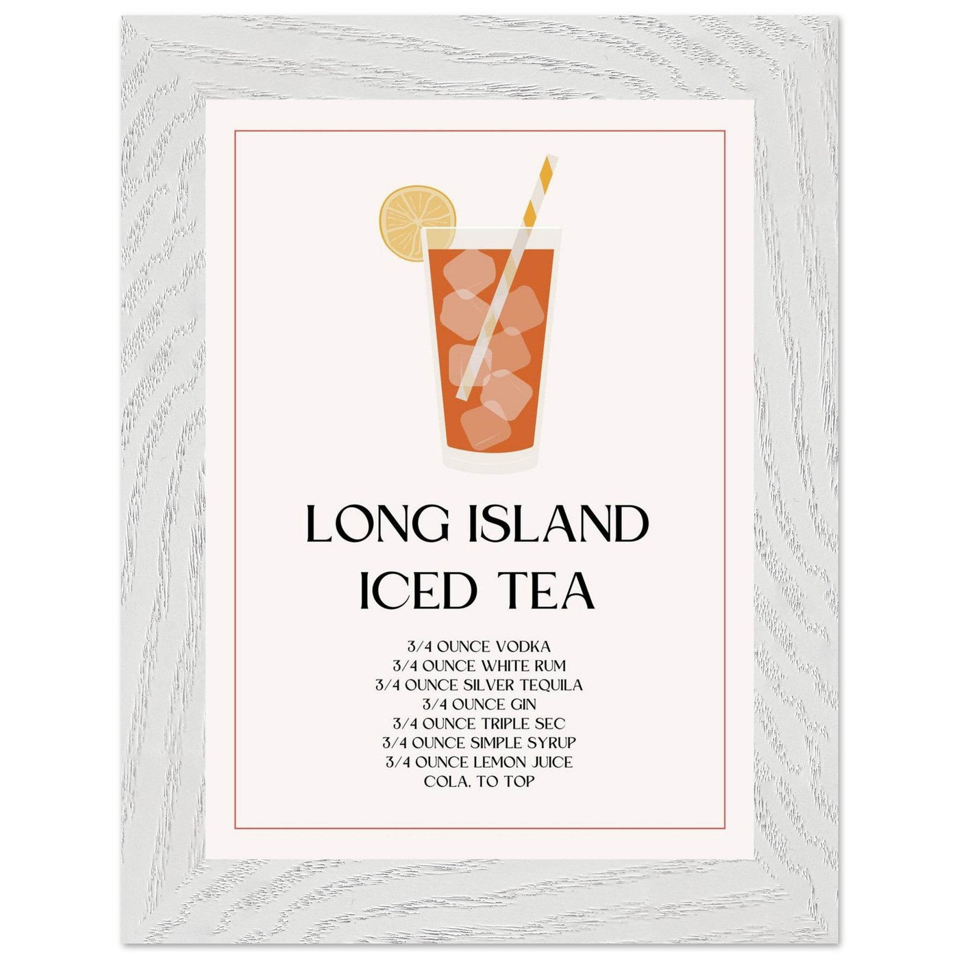 Long Island Iced Tea Recipe Strong Cocktail - Vibrantwalls