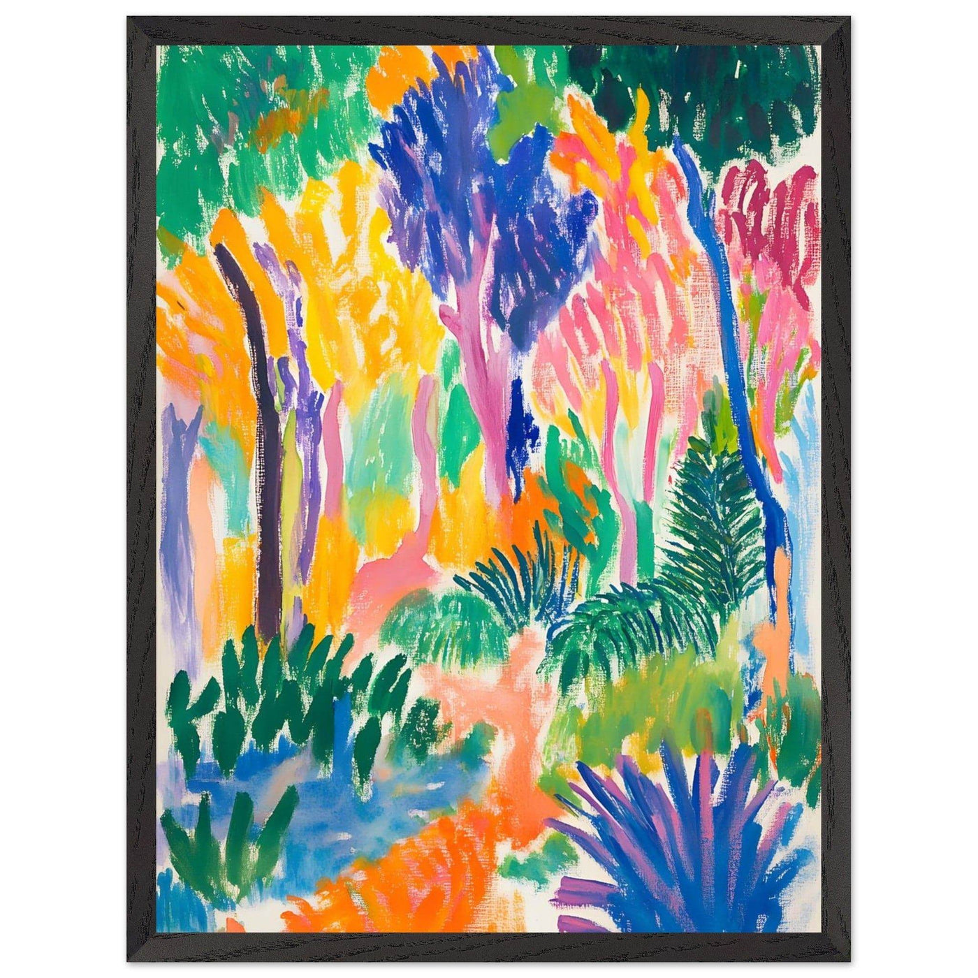 Abstract Foliage Art - Modern Wall Decor for Your Home - Vibrantwalls