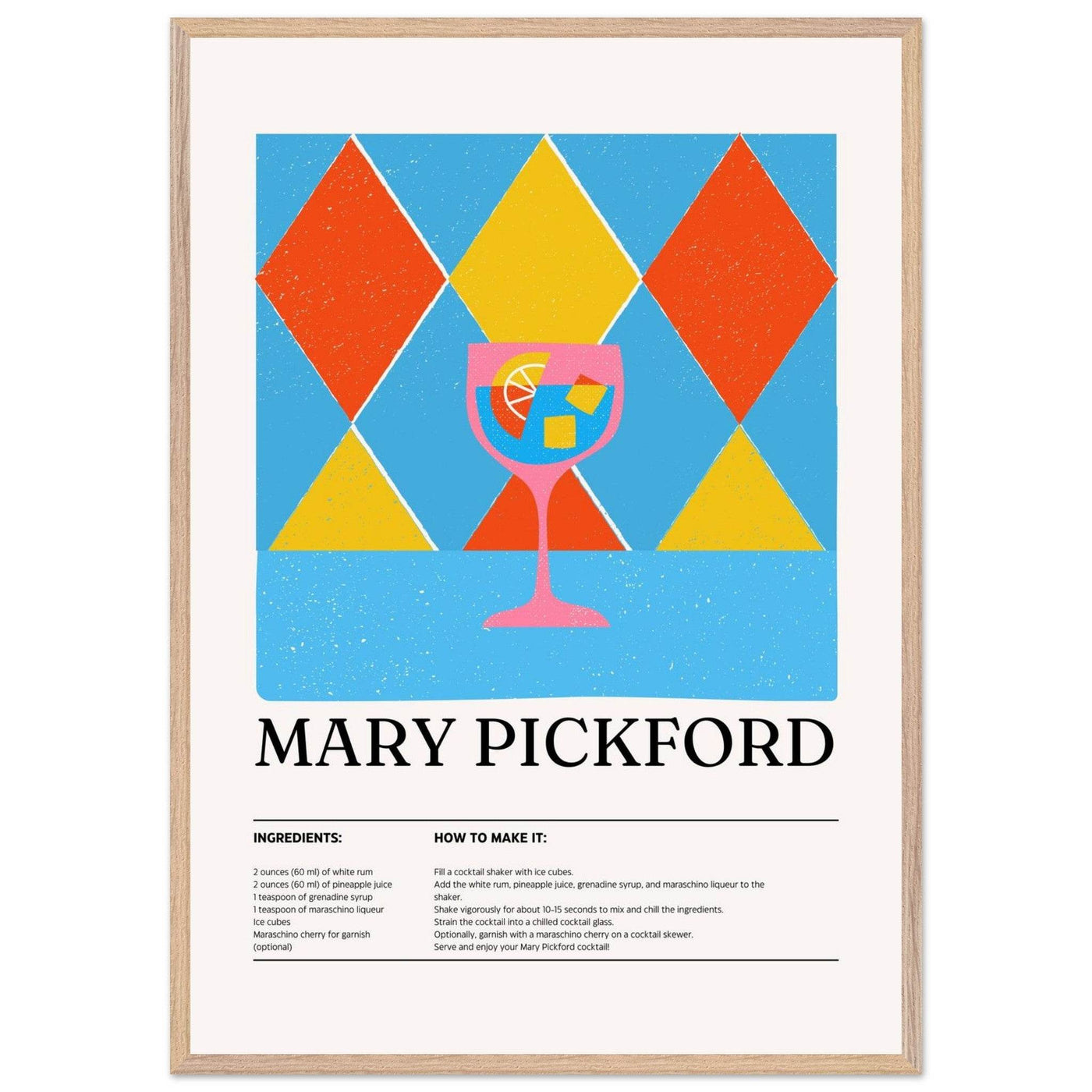 Mary Pickford Cocktail Recipe - Vibrantwalls