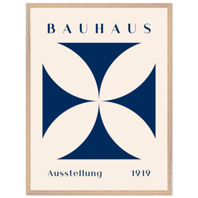 Bauhaus Exhibition 1919 - Navy Cream - Vibrantwalls