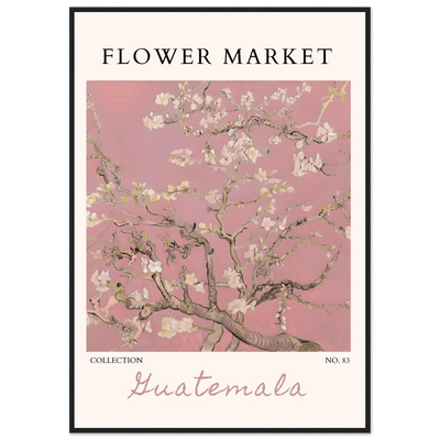 Pink Blossom Nature Framed Poster – Serene Floral Art Print | Ready-to-Hang in Multiple Sizes & Frame Finishes - Vibrantwalls