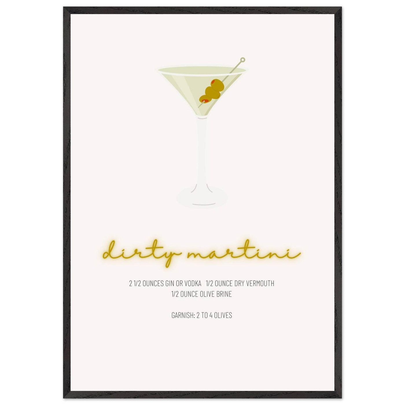 Dirty Martini Recipe - Vibrantwalls