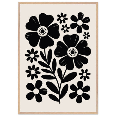 Minimalist Floral Meadow - Vibrantwalls