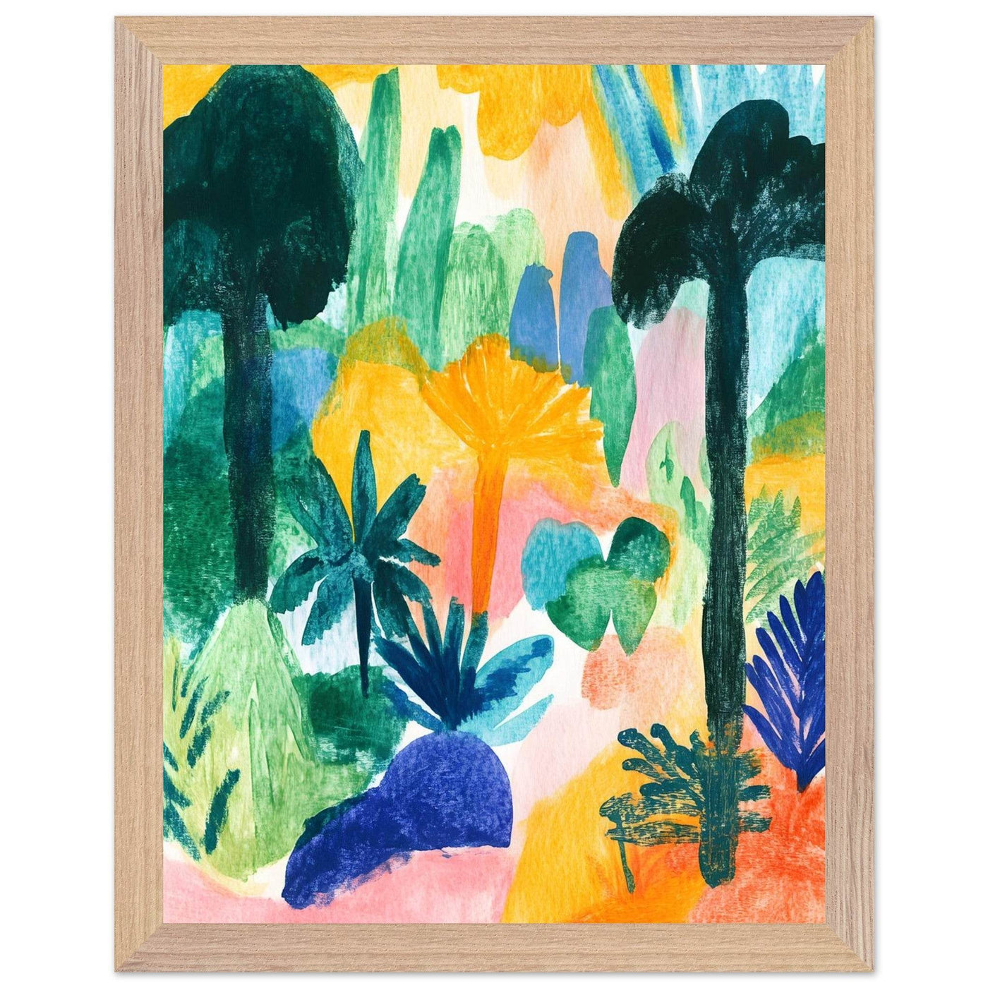 Abstract Tropical - Vibrantwalls