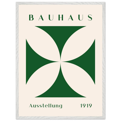 Deep Green Cream Bauhaus 1919 - Vibrantwalls