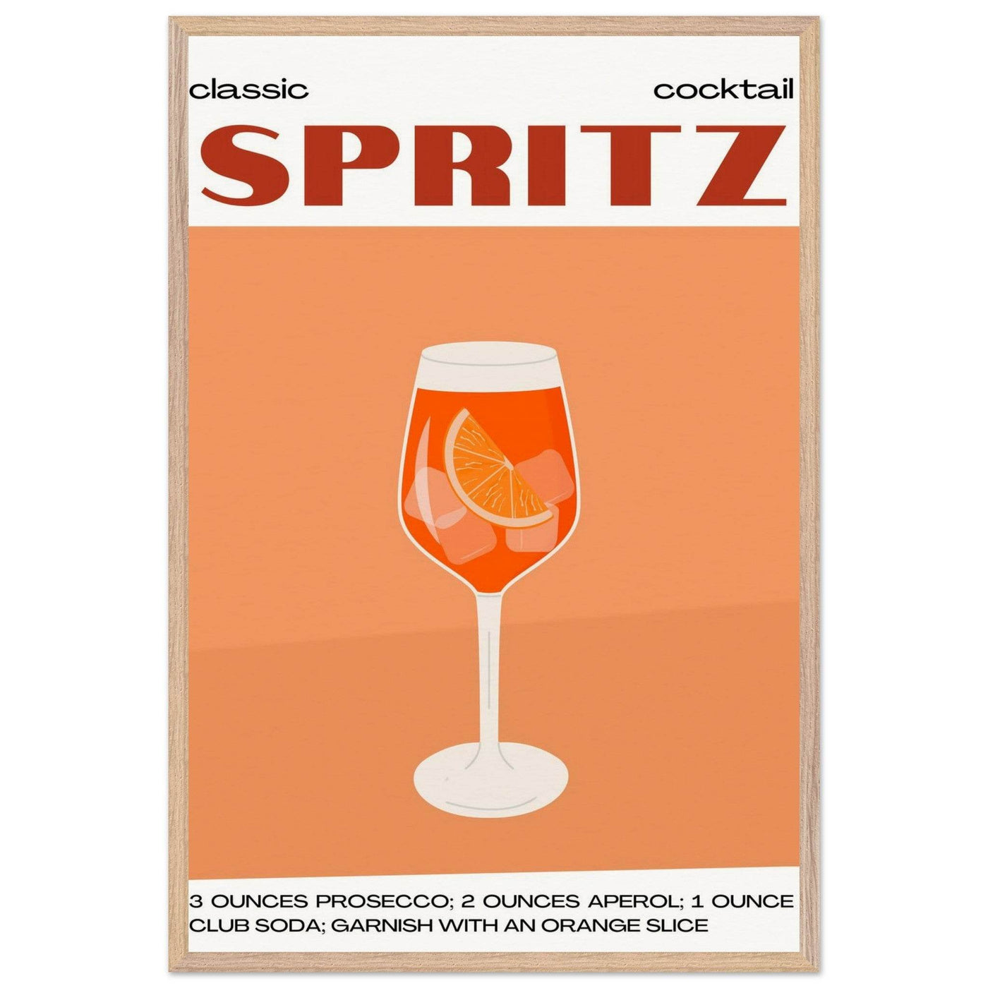 Classic Spritz Cocktail - Vibrantwalls