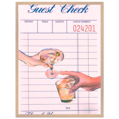Guest Check Cheers - Vibrantwalls