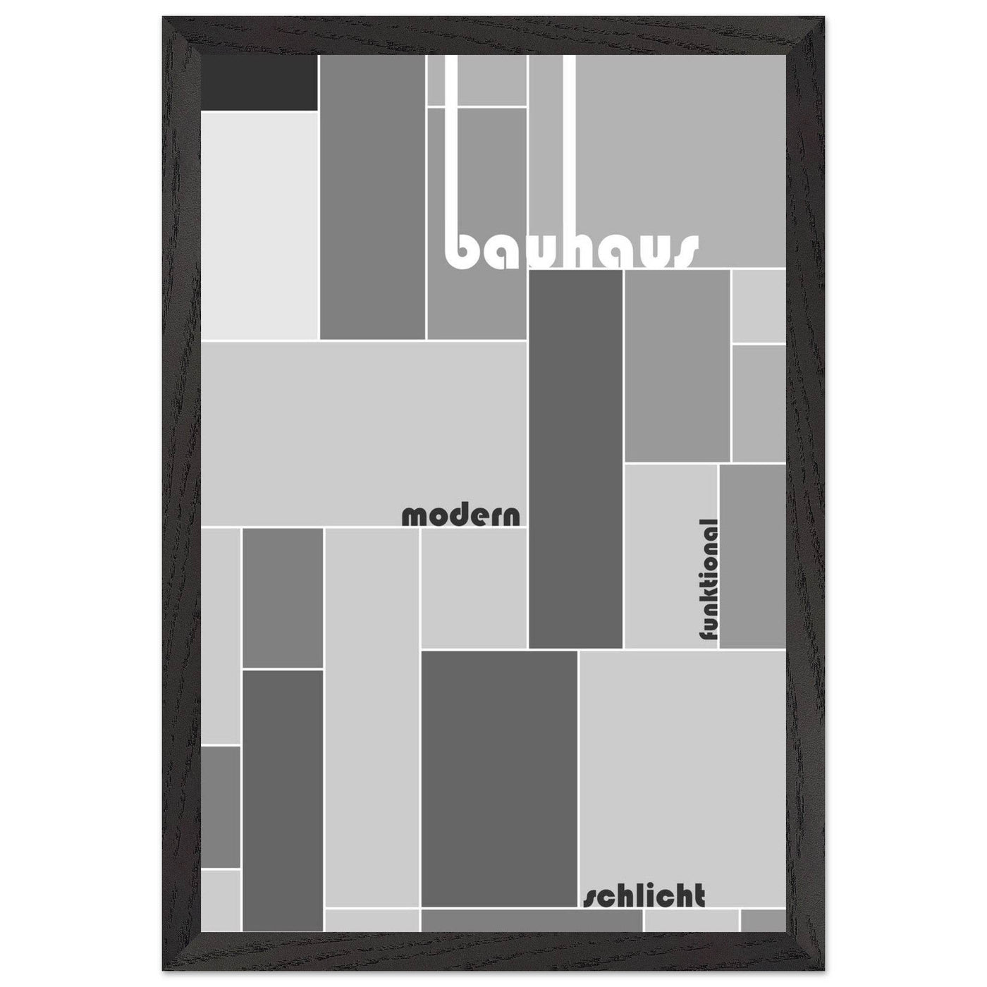 Bauhaus Style Grid - Vibrantwalls