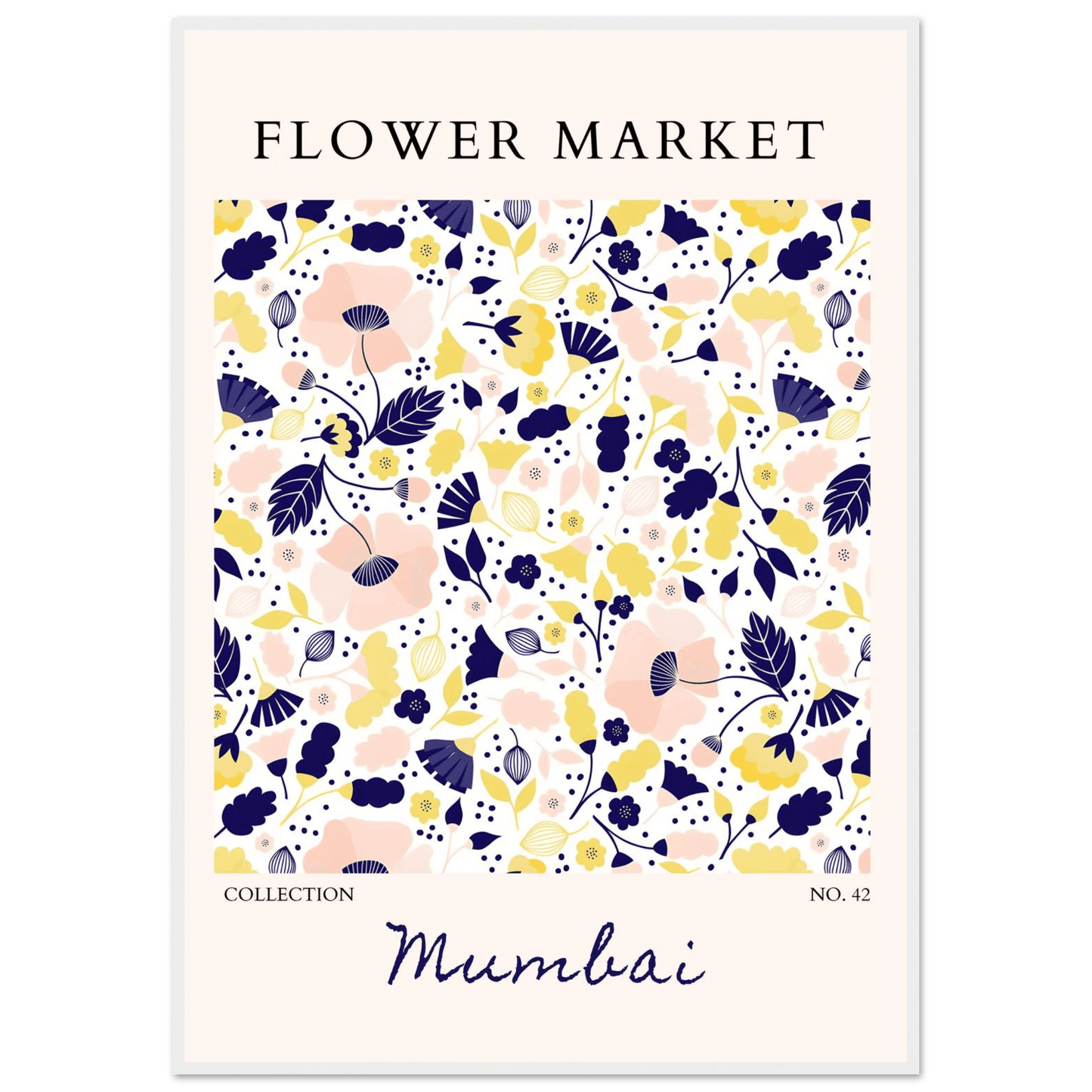 Mumbai Flower Market Vibrant Floral Custom Sizes - Wall Art - Vibrantwalls