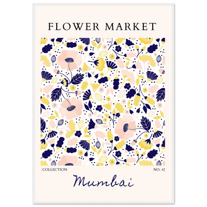 Mumbai Flower Market Vibrant Floral Custom Sizes - Wall Art - Vibrantwalls