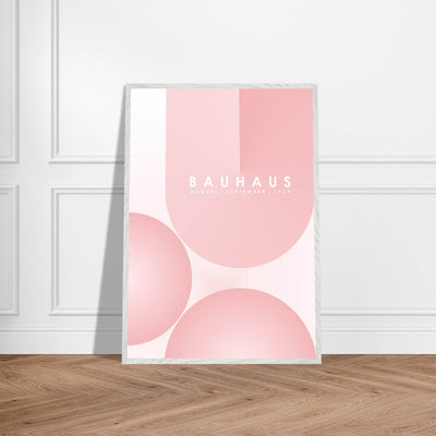 Bauhaus Soft Pink Geometric Design for Contemporary Spaces - Vibrantwalls