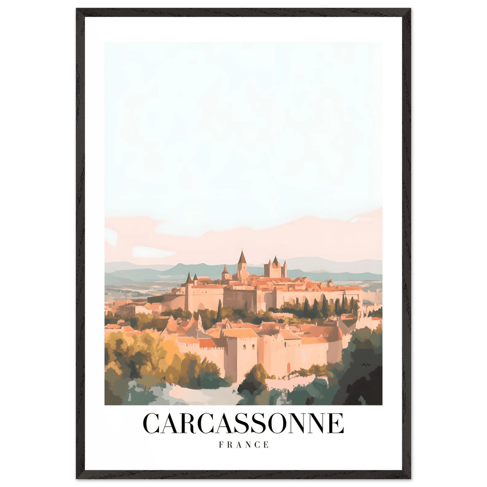 Carcassonne France Wall Art - Vibrantwalls